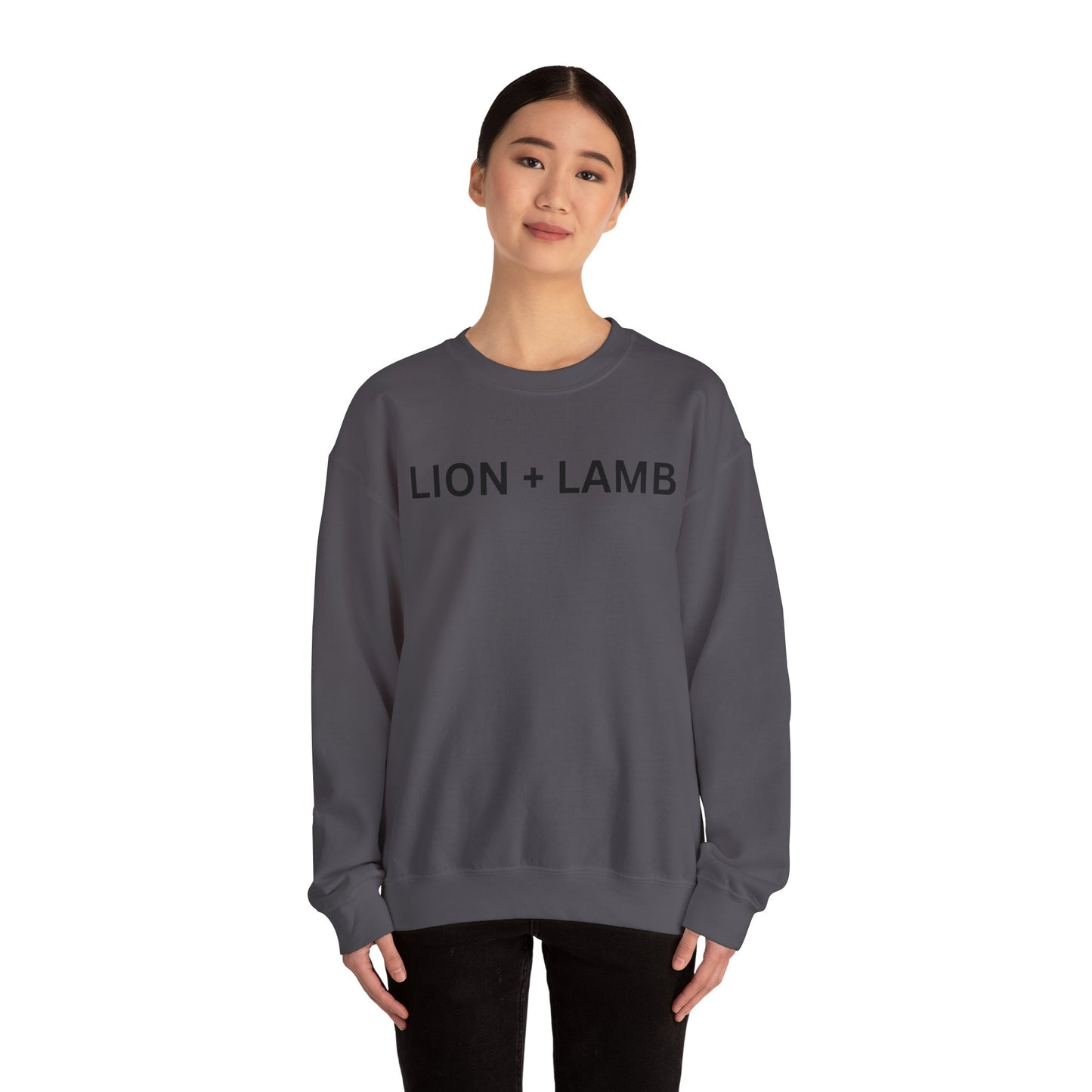 LION + LAMB Unisex Heavy Blend™ Crewneck Sweatshirt
