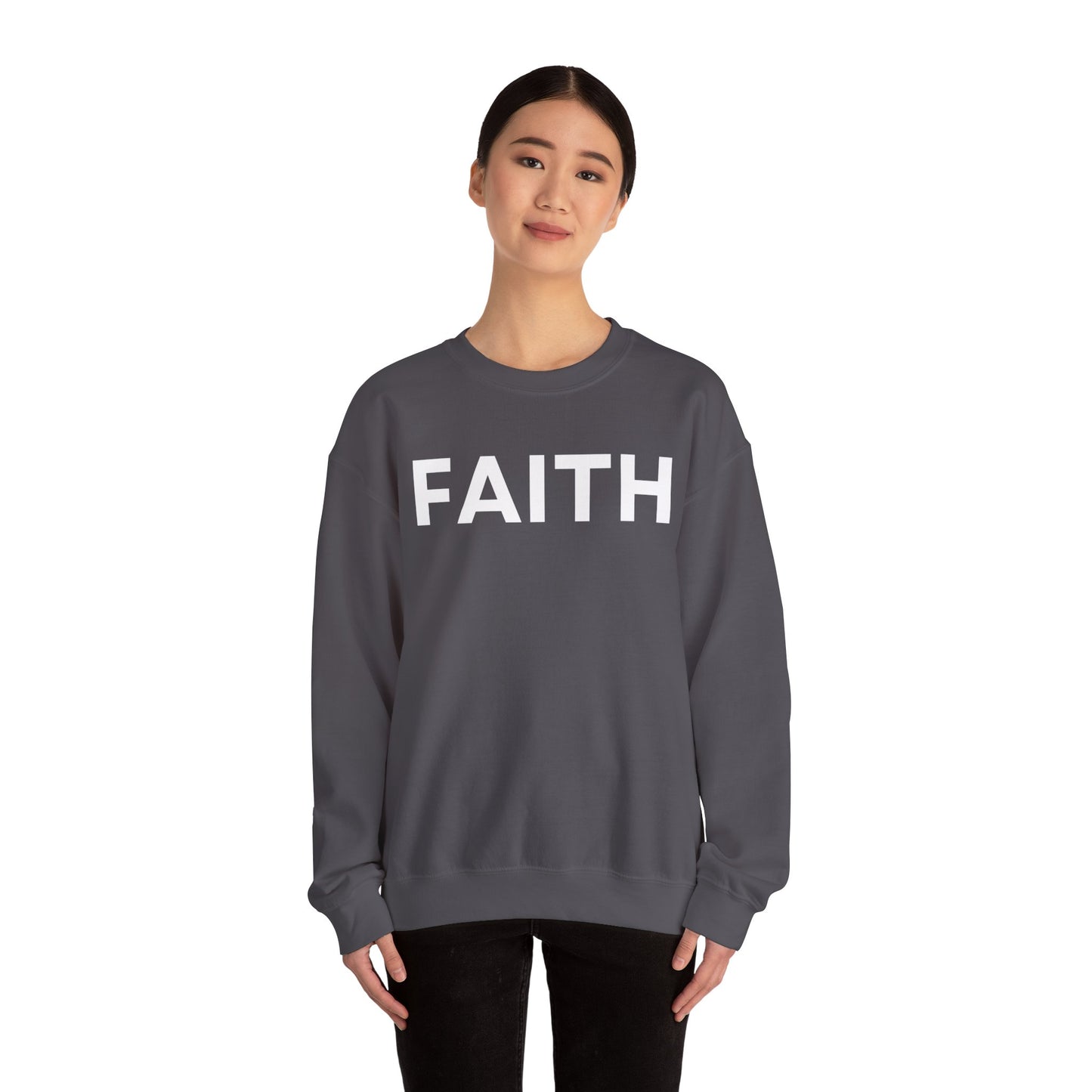 FAITH Unisex Heavy Blend™ Crewneck Sweatshirt