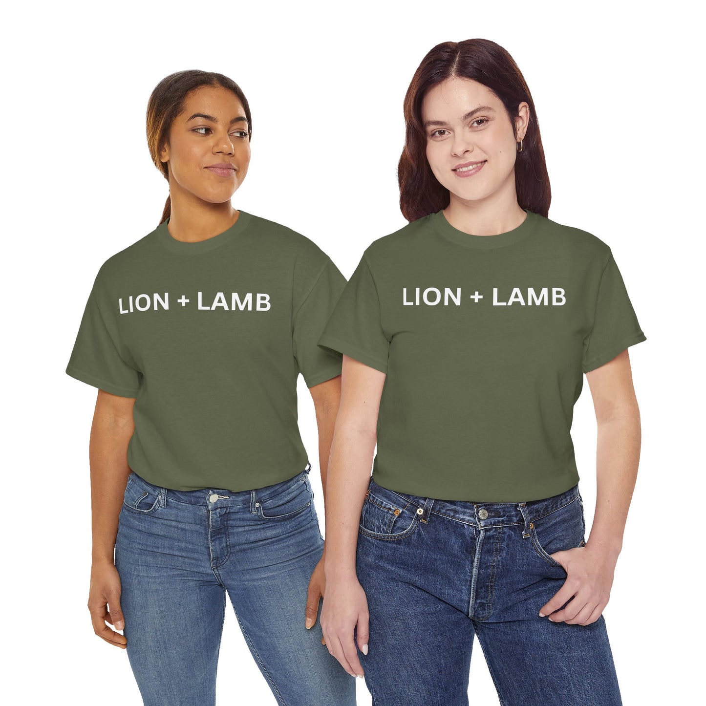 LION + LAMB Unisex Heavy Cotton Tee