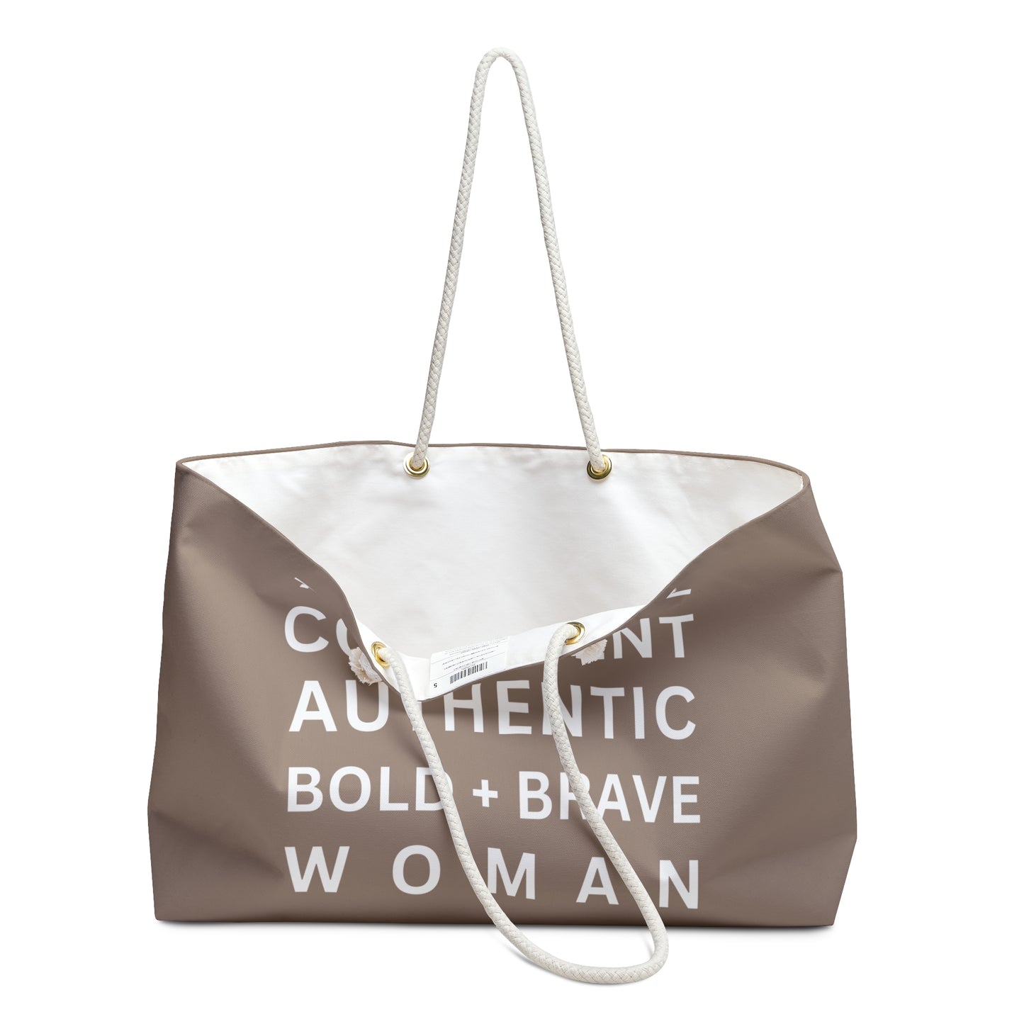 TRUE + REAL CONFIDENT AUTHENTIC BOLD + BRAVE WOMAN All Things Bag