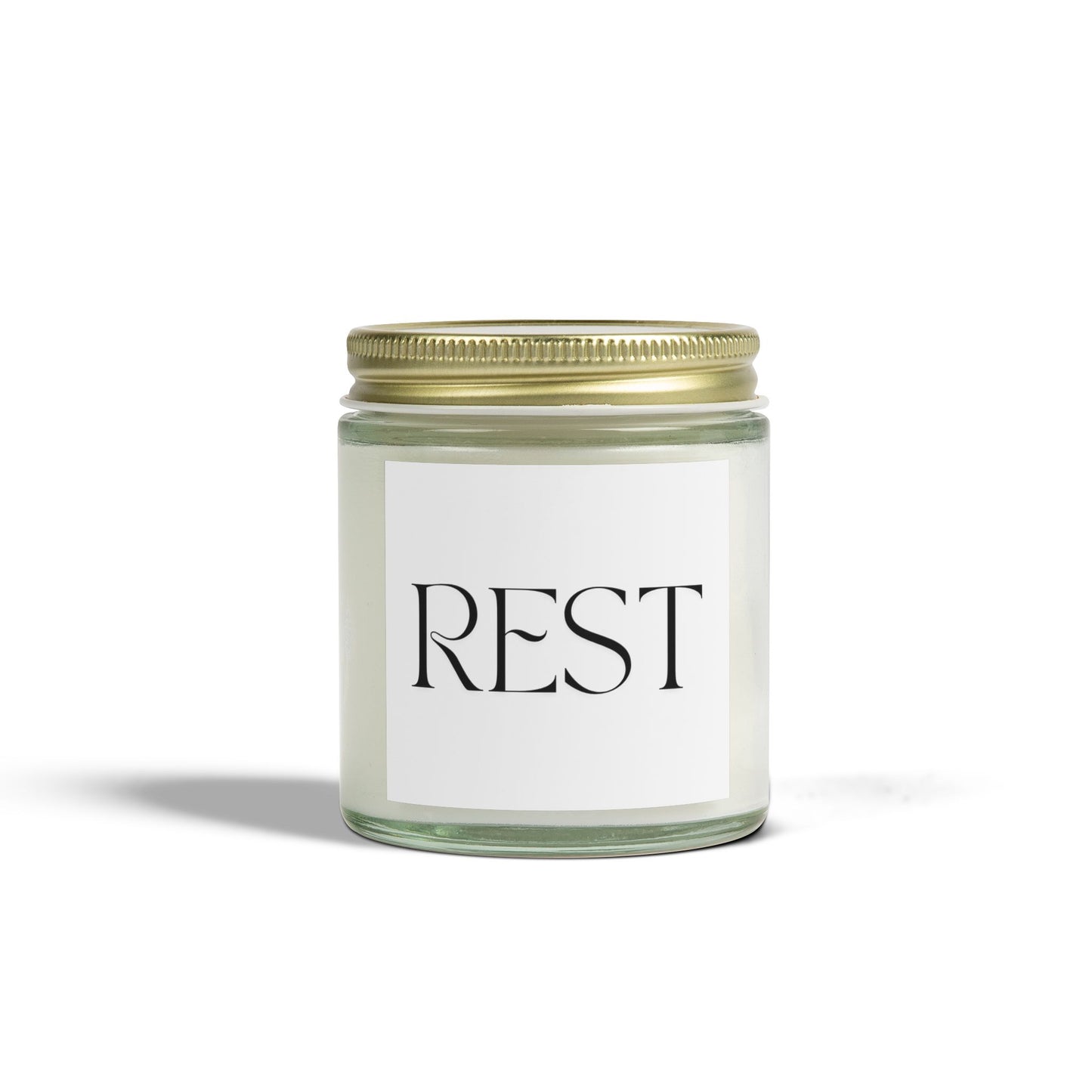 REST Scented Candles, Coconut Apricot Wax (4oz, 9oz)