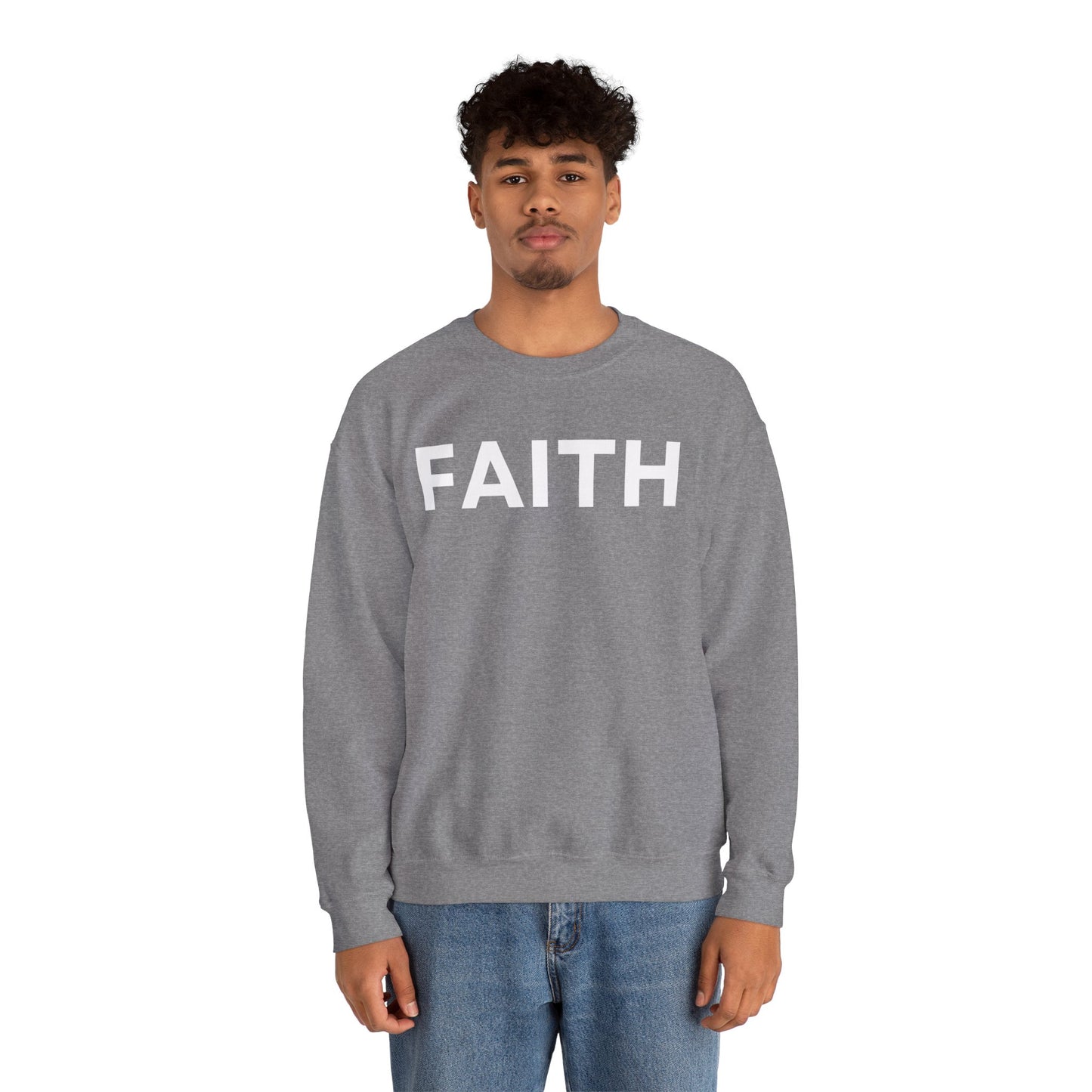 FAITH Unisex Heavy Blend™ Crewneck Sweatshirt