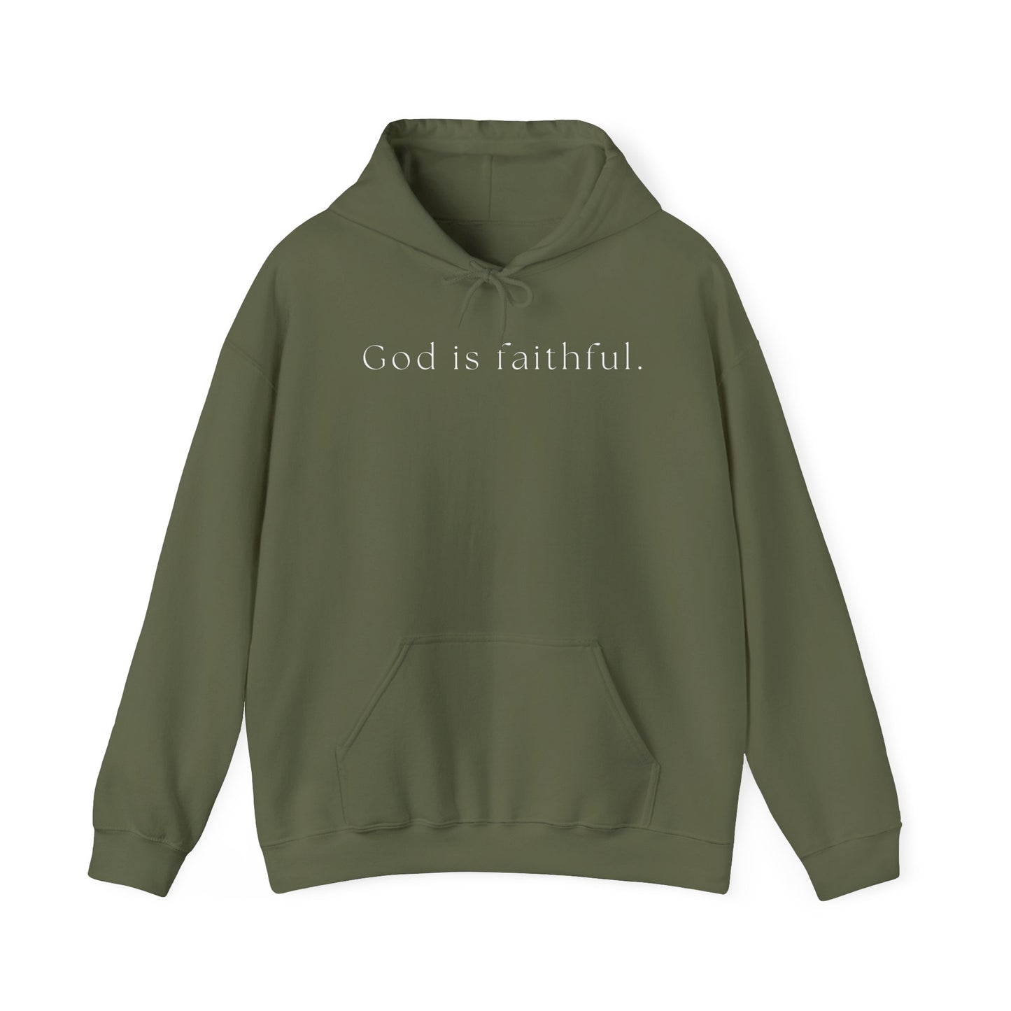 God is faithful. Heavy Blend™ Hooded Sweatshirt