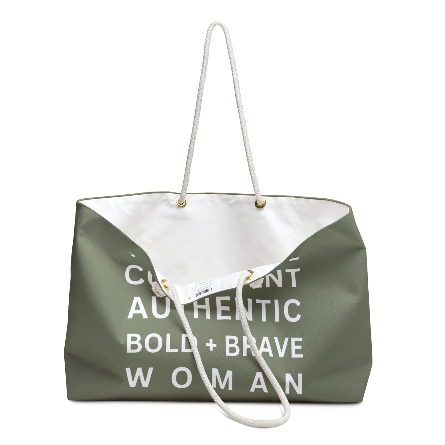 TRUE + REAL CONFIDENT AUTHENTIC BOLD + BRAVE WOMAN All Things Bag