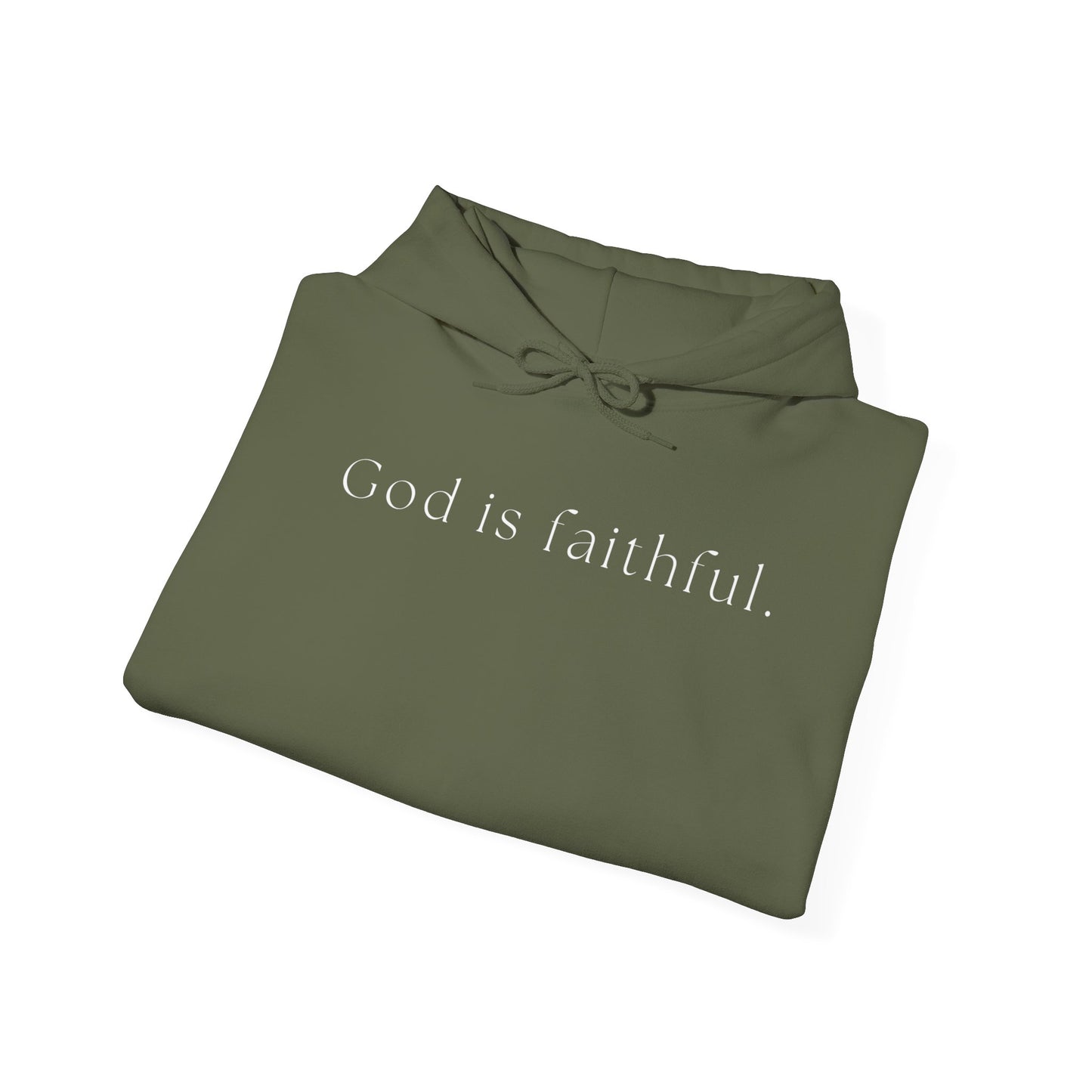 God is faithful. Heavy Blend™ Hooded Sweatshirt