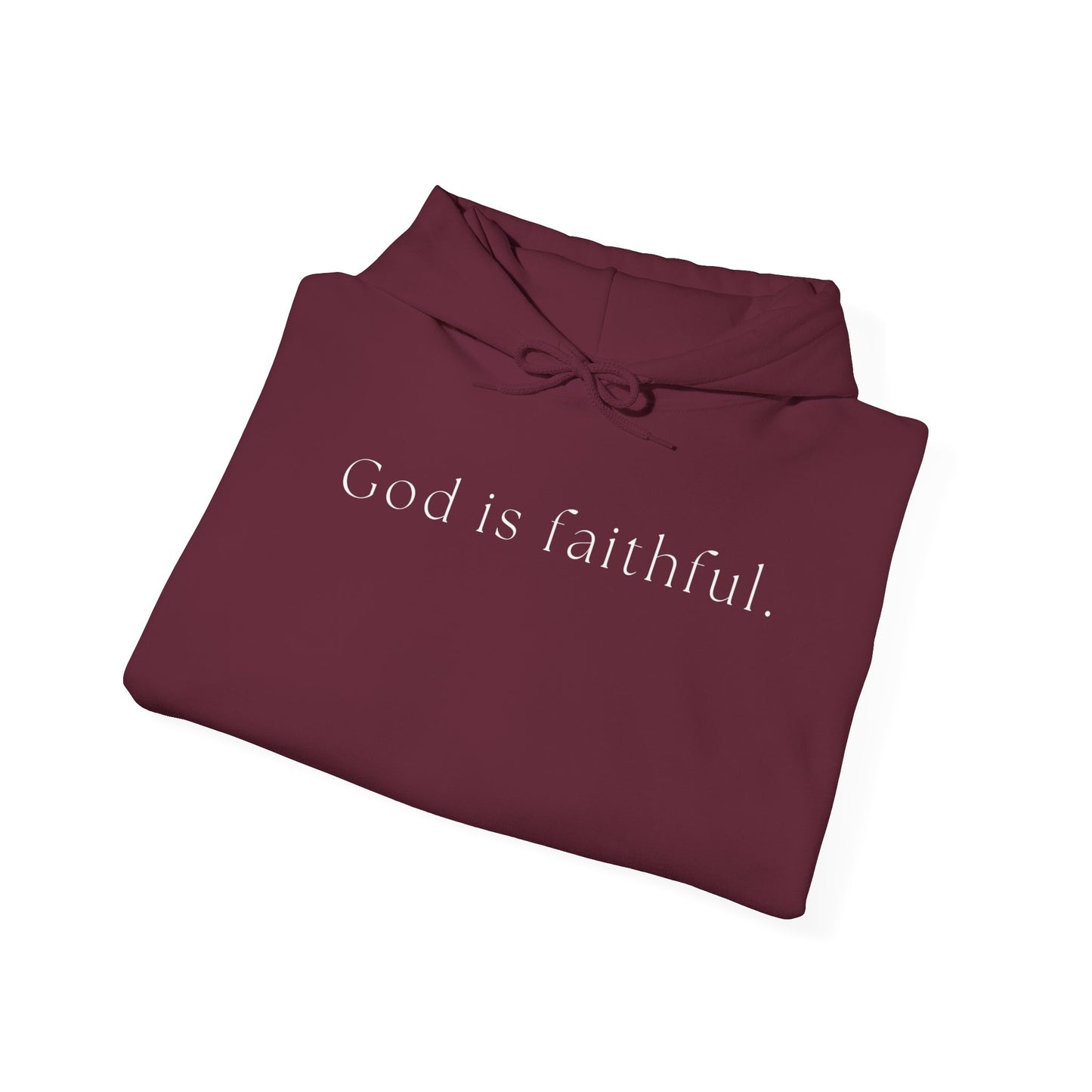 God is faithful. Heavy Blend™ Hooded Sweatshirt