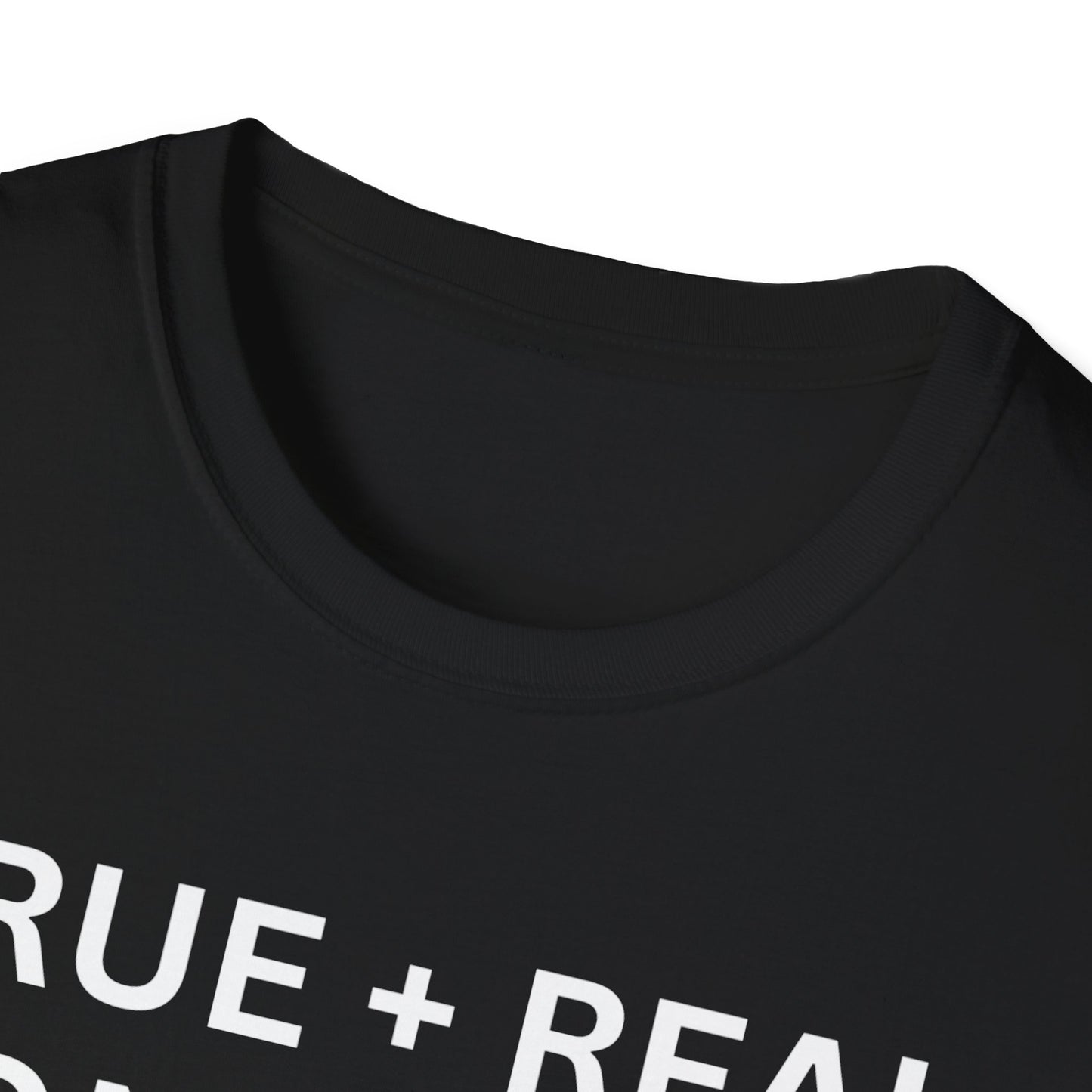 Inspirational 'TRUE + REAL CONFIDENT AUTHENTIC BOLD + BRAVE WOMAN Heavy Cotton Tee' T-Shirt