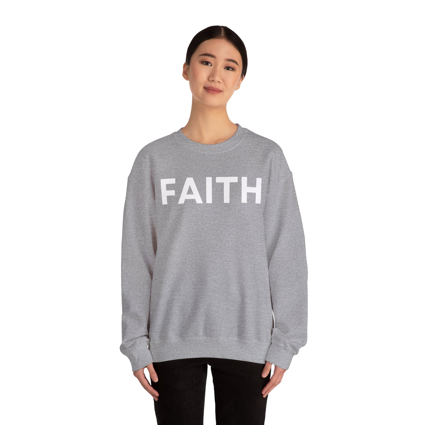 FAITH Unisex Heavy Blend™ Crewneck Sweatshirt