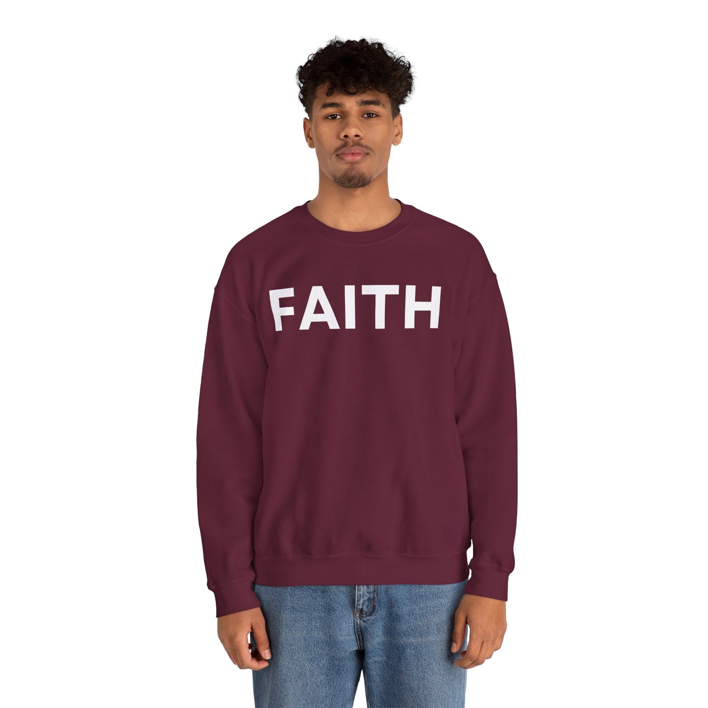 FAITH Unisex Heavy Blend™ Crewneck Sweatshirt