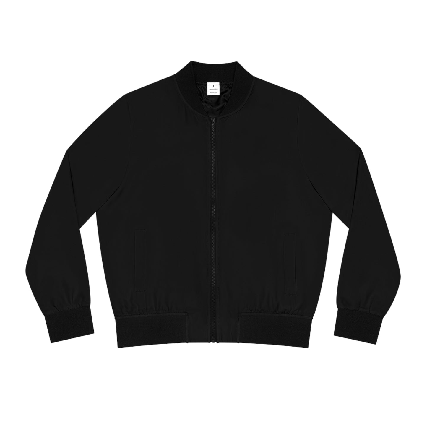 TRUE + REAL CONFIDENT AUTHENTIC BOLD + BRAVE WOMAN Women's Bomber Jacket