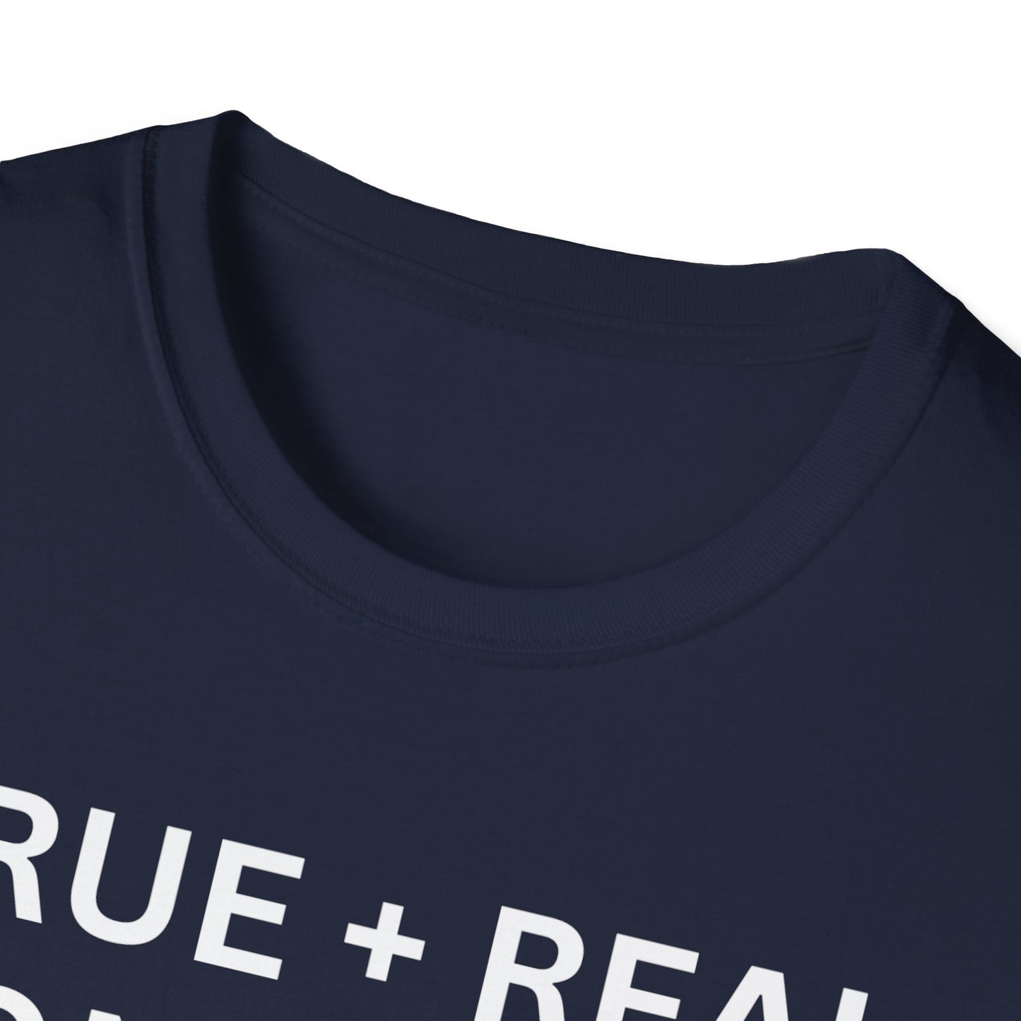 Inspirational 'TRUE + REAL CONFIDENT AUTHENTIC BOLD + BRAVE WOMAN Heavy Cotton Tee' T-Shirt